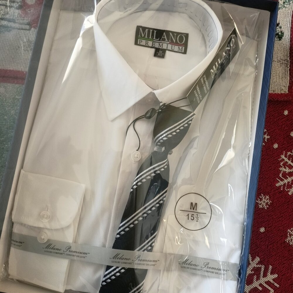 Classic Men's Shirt and Tie MILANO